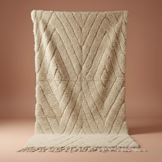 OUSSMAN Moroccan Handmade Small Rug