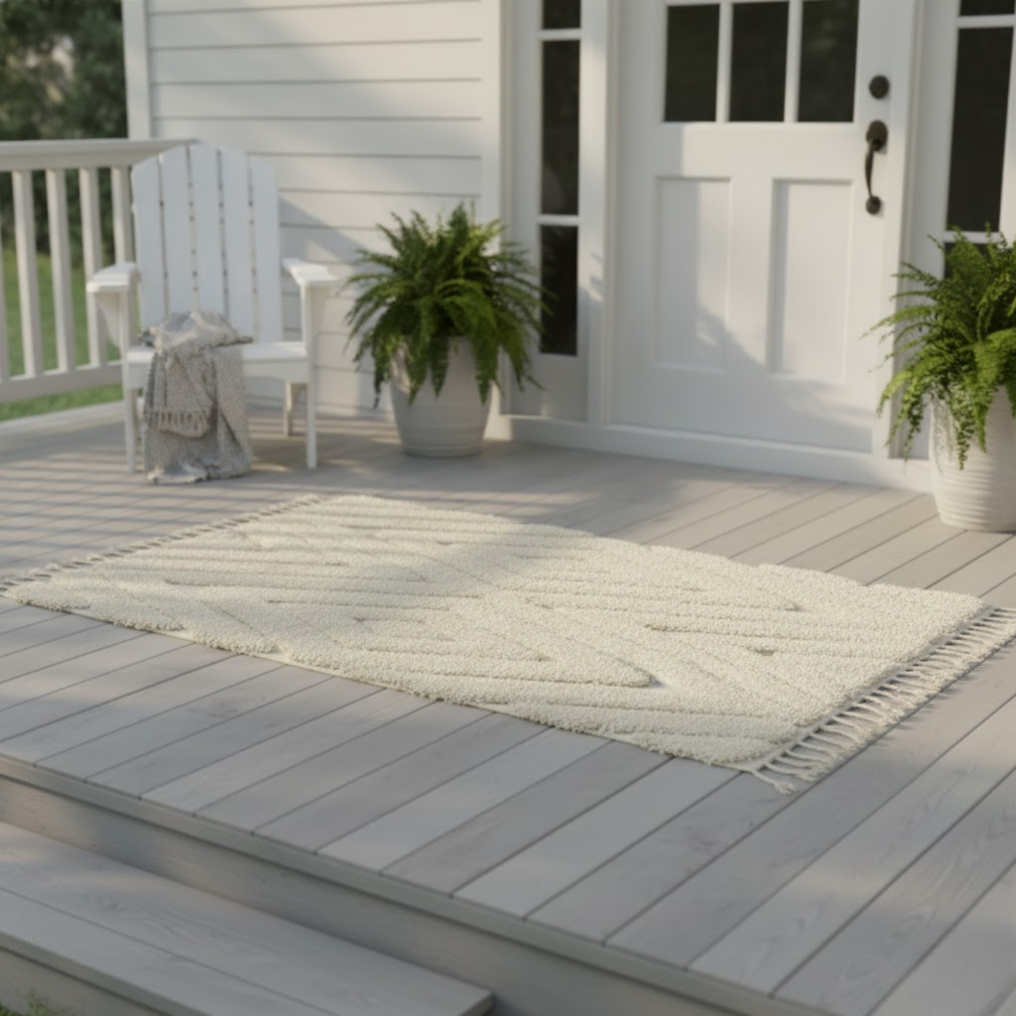 OUSSMAN Moroccan Handmade Small Rug