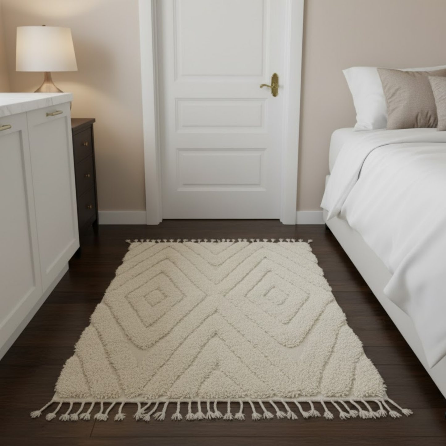 OUSSMAN Moroccan Handmade Small Rug