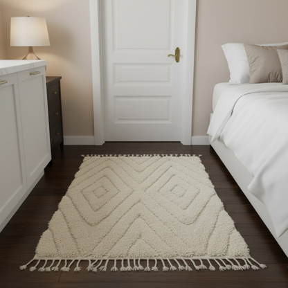 OUSSMAN Moroccan Handmade Small Rug